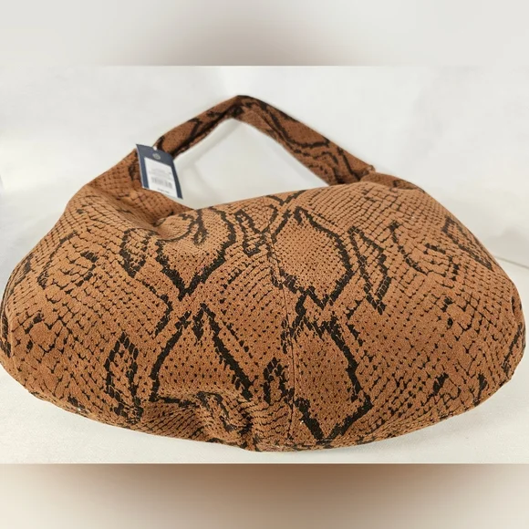 Universal Thread  Cognac Snake Tote NWT - Picture 7 of 7